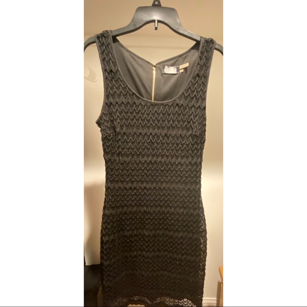 Black lace Guess dress.